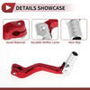 Kayo T2 Folding Gear Shifter Lever Red Lever Silver Tone Head