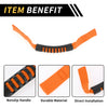 Jeep Wrangler (2011-2023) - Orange 2 x Headrest Grab Handles
