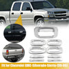 Chevy Silverado GMC Sierra Chrome 4Dr Handle & Tailgate Covers (1999-2006)
