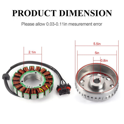 Polaris Ranger 900 XP RZR 900 / 1000 Stator + Flywheel W/ Gasket (2013–2024)