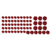 Harley Heritage Softail FLST CNC Red Engine Topper Bolt Caps (2000-2006)