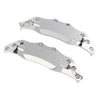 Front / Rear Universal Silver 3D Style Car Disc Brake Caliper Covers