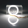 Car Headlight Retrofit 100MM White Amber Switchback LED Halo Rings