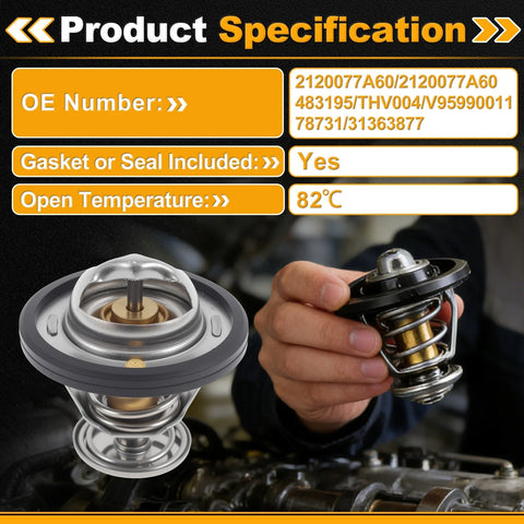 CHEVROLET NOVA Engine Coolant Thermostat Seal (1985–1988)