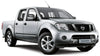 Nissan Navara D40 Frontier Black Glossy Outer Door Handle (2005-2015)