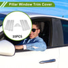 Dodge Grand Caravan 10 Pcs Door Pillar Window Trim Silver Tone (2008-2016)