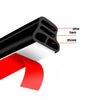 Universal Car Door Rubber Seal L Shape Edge Strip Soundproof (Fits All Years)