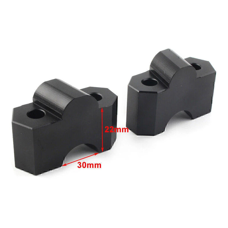 Kawasaki Z750 Z1000 Green Handlebar Riser Clamp (2003-2016)