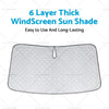 Tesla Model Y (2020-2024) UV Protection 6 Layer WindScreen Sun Shade