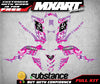Yamaha Raptor 90 DC Chick Style Stickers Decals (2009-2015)