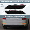Honda Civic Smoked LED Rear Bumper Reflector Brake Light (2013-2015)