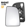 Mercedes Sprinter Right Upper White Mirror Glass w/ Back Heated (2018-2023)