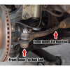 Dodge Challenger Charger 4 x Front Inner Outer Tie Rods (2011-2019)