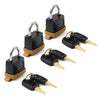 5P8500, 5P8501 Caterpillar CAT Padlock & 2 Keys, 3 Fuel Cap Cover Locks