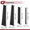 Ford Territory 8 Pcs Black Door Pillar Window Trim (2023-2024)