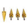 Harley Touring Road Glide 4 x 5mm Gold Spike Windscreen Screw Bolts (1998-2025)