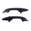 Honda CRV Set of 2 Rear Left + Right Door Handle Outer Black (2007–2012)