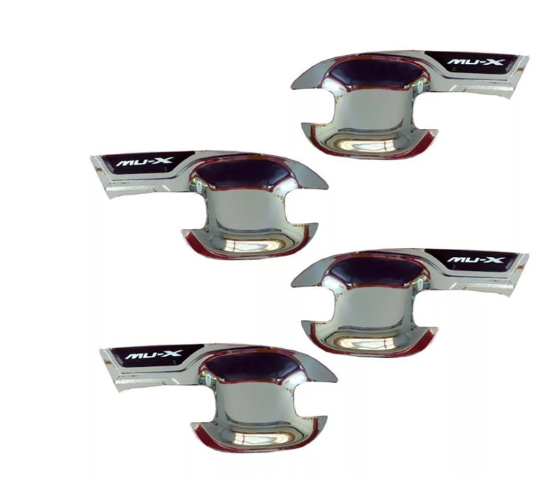 Isuzu MU-X 2 x Chrome Door Handle Bowl Covers (2021-2024)