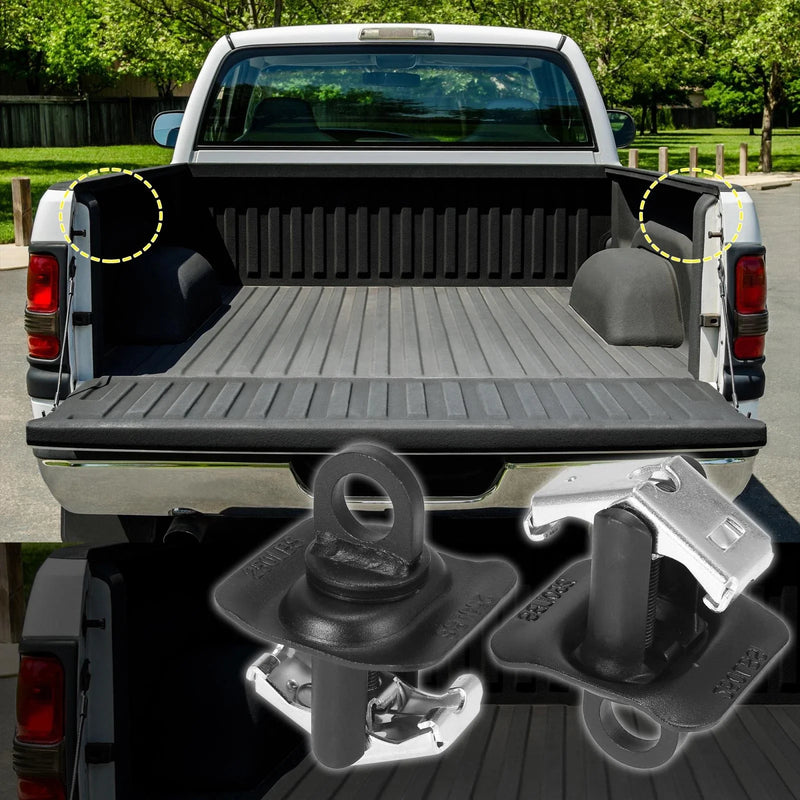Chevy Silverado & GMC Sierra 4 x Tie Down Anchors (2014-2021)