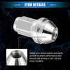 Ford Expedition M14x2.0 Silver Tone 24 x Wheel Lug Nuts (2003-2023)