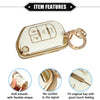 Jeep Wrangler 4 x Button Key Fob Shell Cover with Keychain (2018-2022)