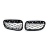 BMW 3 Series E92 E93 Chrome Front Kidney Grills (2010-2013)