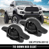 Toyota Tacoma (2005-2020) Black Truck Tie-Down Bed Cargo Cleats