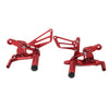 Honda CBR400RR NC29 (1993-1999) - Red CNC Rearsets Footpegs