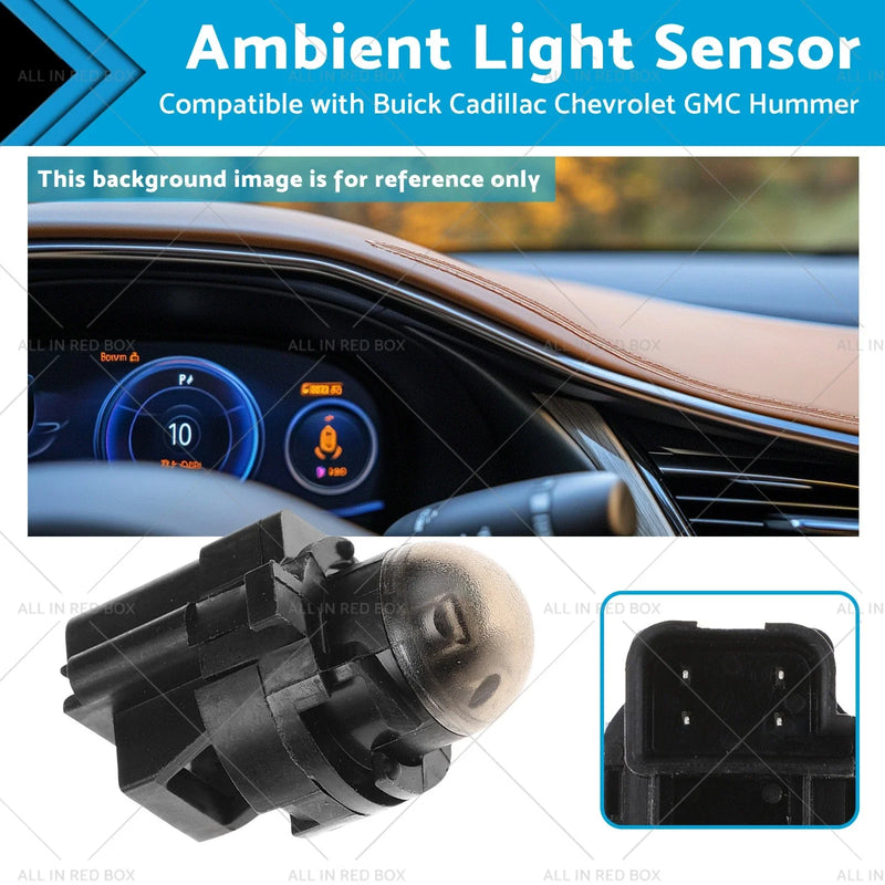 Buick Cadillac Chevrolet GMC Hummer Ambient Light Sensor (2003-2023)