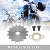 Dirt Bike Chain Sprocket 16T 17mm Front Engine Titanium Tone