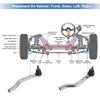 Honda Accord Front Outer Tie Rod End Links (2003-2007)