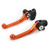 RMZ450 Orange CNC Aluminum Brake Clutch Levers (2005-2022)