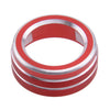 Nissan Teana Altima 2 x Red CD Audio Switch Knob Rings (2019-2020)
