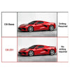 Corvette C8 Gloss Black Rear Trunk Lid High Wing Spoiler (2020-2023)