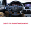 BMW 5 Series E60 M5 2004-2010 Real Carbon Fiber Steering Wheel Frame Cover