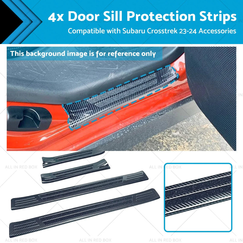 Subaru Crosstrek 4PCS Door Sill Protection Strips (2023-2024)