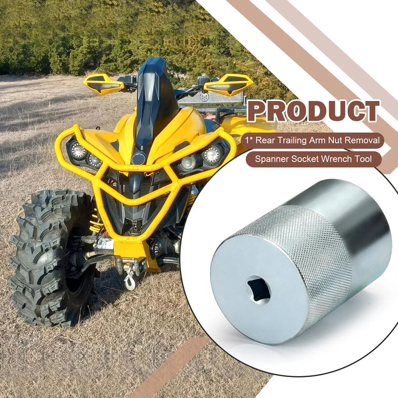 Can Am Outlander Renegade Rear Arm Nut Removal Tool Socket (2002–2023)