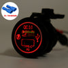 Car ATV RV Charger Outlet / 12V 24V / Dual Port LED Type C USB QC3.0 PD