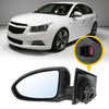 Chevy Cruze Limited Left Side Door Mirror Gloss Black (2014-2015)