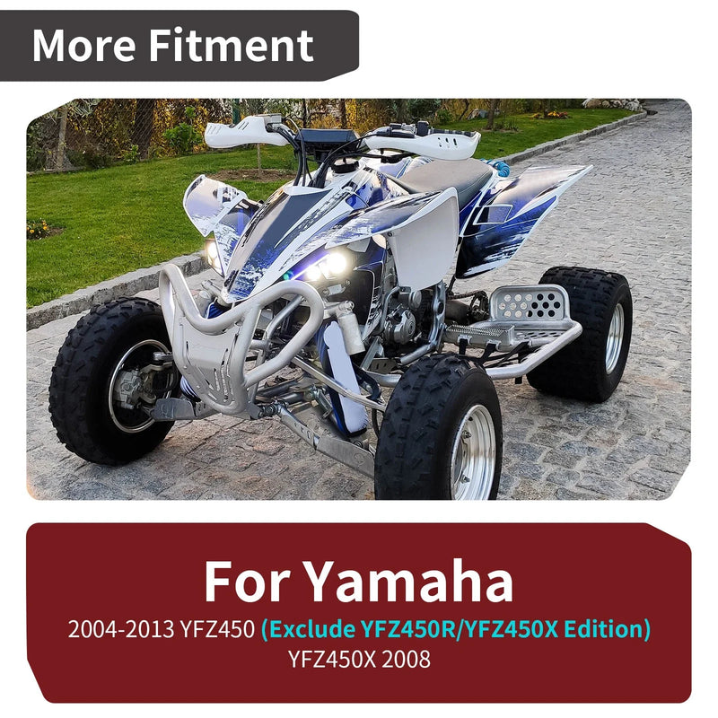 Yamaha YFZ450 Air Filter Cage Guide + Air Box Lid Seal Kit (2004–2013)