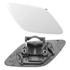 BMW 328i White Front Right Bumper Headlight Washer Nozzle Cover Cap
