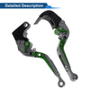 Honda CBR600RR (2003-2019) - Titanium Green Adjustable Brake Clutch Levers