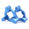 Universal Motor - BLUE Front Anodized Fork Preload Adjusters 19mm