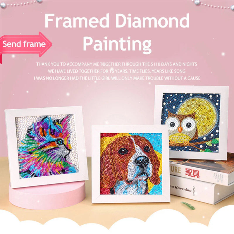 Kids Fun 5D Cartoon Easy Diamond Painting Kit