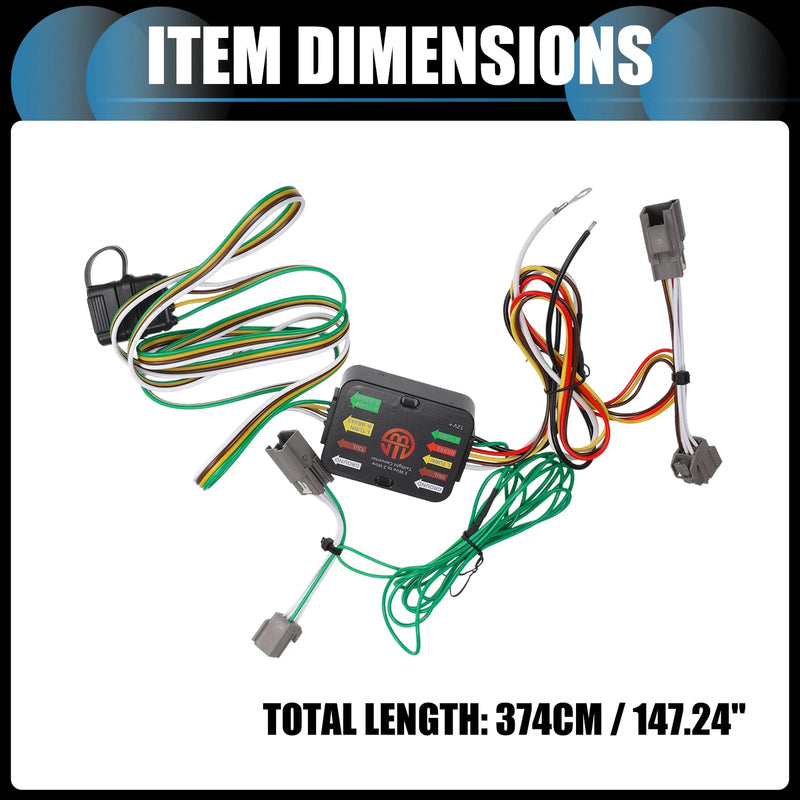 Ford Explorer 4-Pin Trailer Wiring Harness (2020-2022)