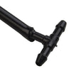 Vehicle Windscreen Washer 5M Black Hose Connectors Nozzle Pump