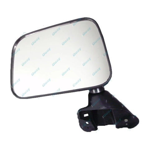 Toyota Hilux 1983-2004 LHS Left Passenger LH Black Manual Door Mirror