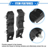Kia Forte (2010-2013) - Black Cover Front Bumper Brackets