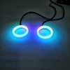 Car 90MM RGB Phone Control Angel Eye Halo Rings Headlight DRL