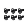 Bike Motorcycle 6 x Black Titanium M5x30mm Torx Head Screws